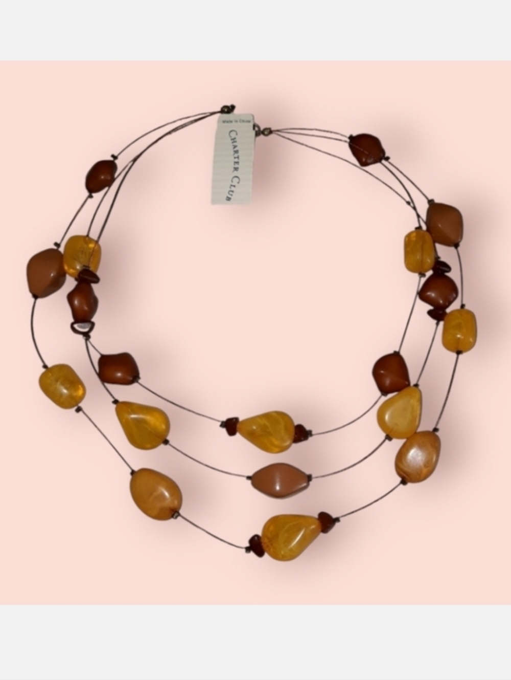 Charter Club 3 row Necklace